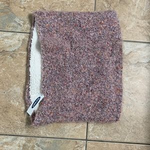 Pink speckled neck scarf